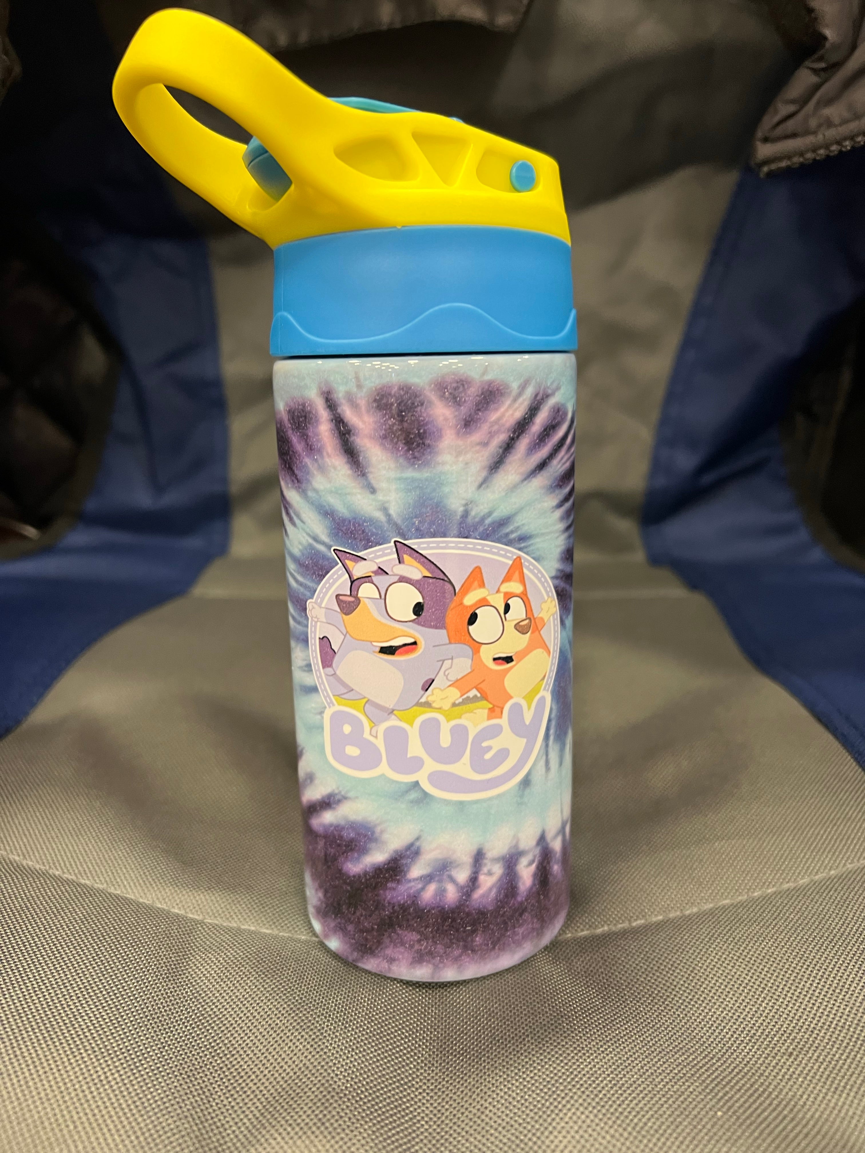 Bluey 12 oz sippy cup – Sistersquaredcreations