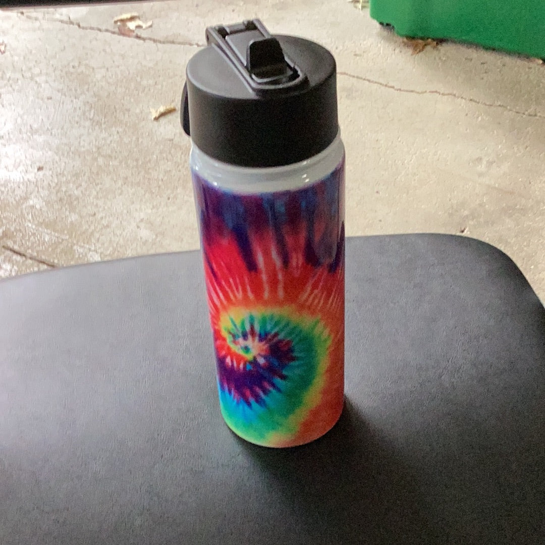 Tye Dye 18 oz water bottle