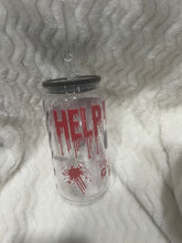 Load image into Gallery viewer, Help plastic tumbler 16 oz
