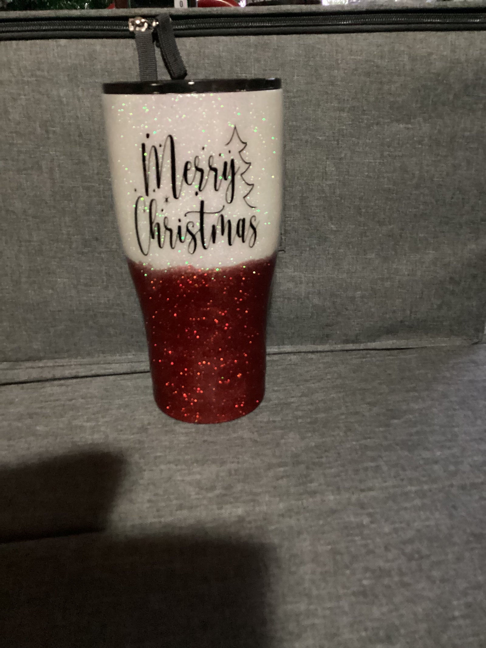 Merry Christmas red/white