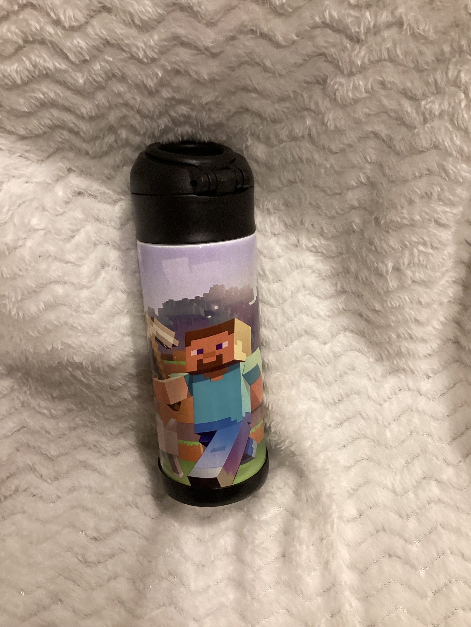 Minecraft youth water bottle