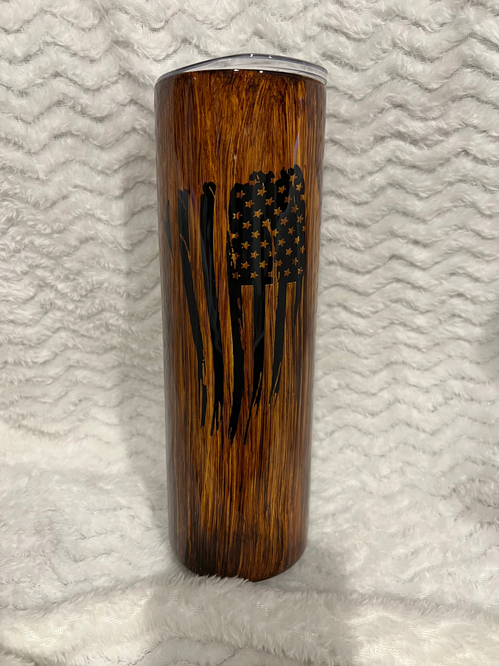 Distressed Flag wood grain
