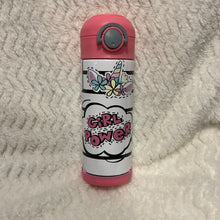 Load image into Gallery viewer, Girl power 12 oz youth water bottle
