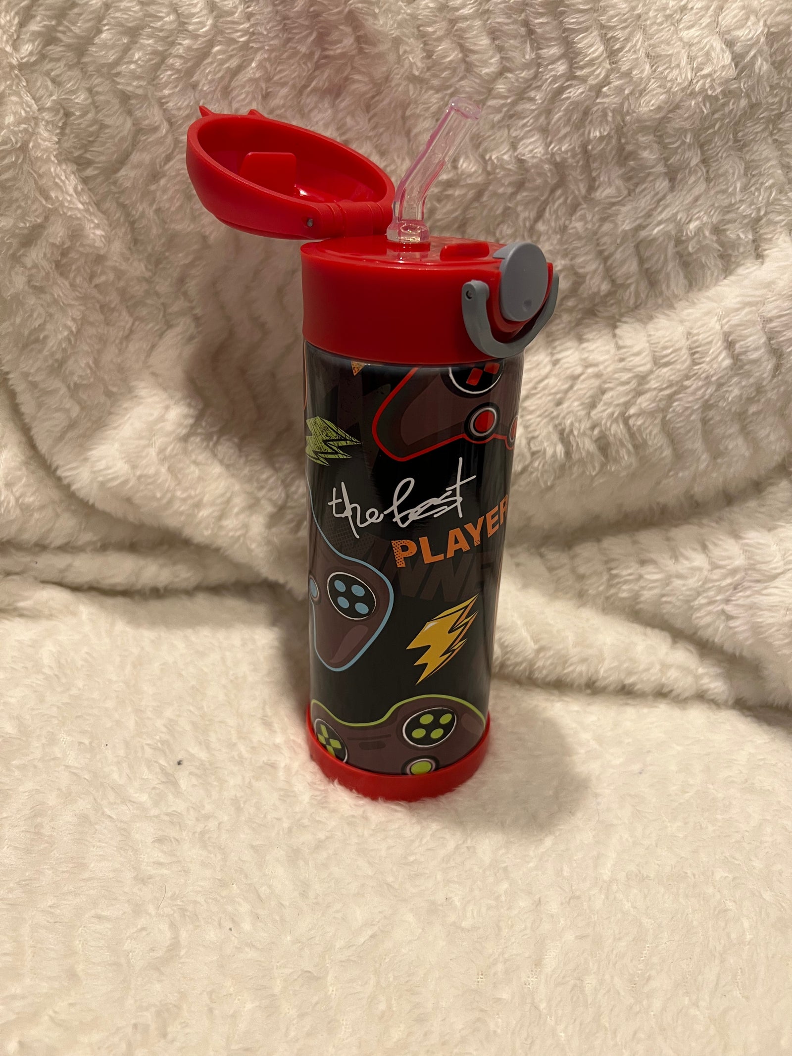 Gamer 12 oz youth water bottle