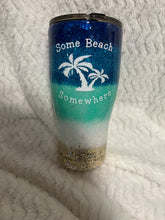 Load image into Gallery viewer, Beach Glitter Tumblers
