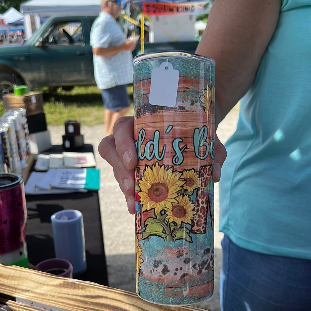 worlds best mom tumbler