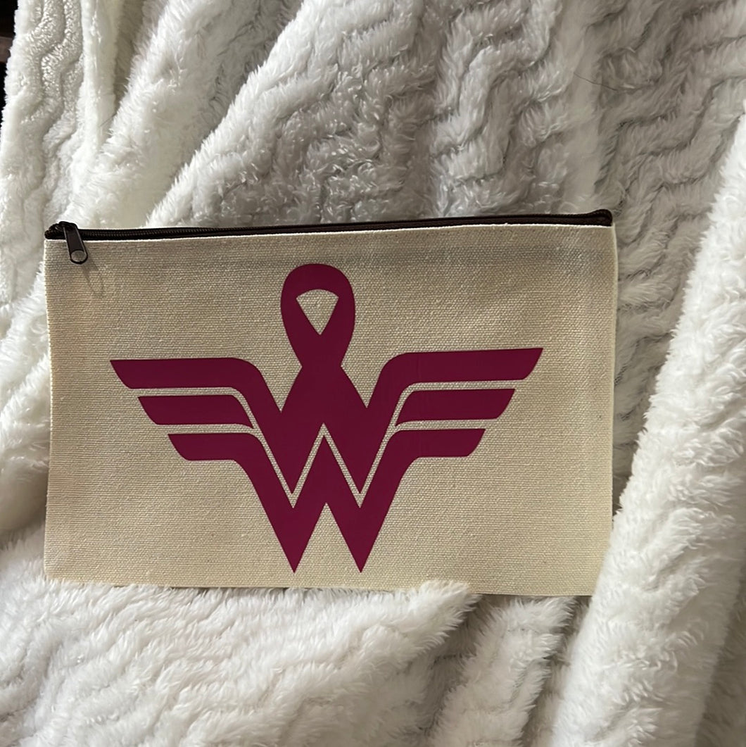 Small (Breast Cancer WW) Zipper Pouch