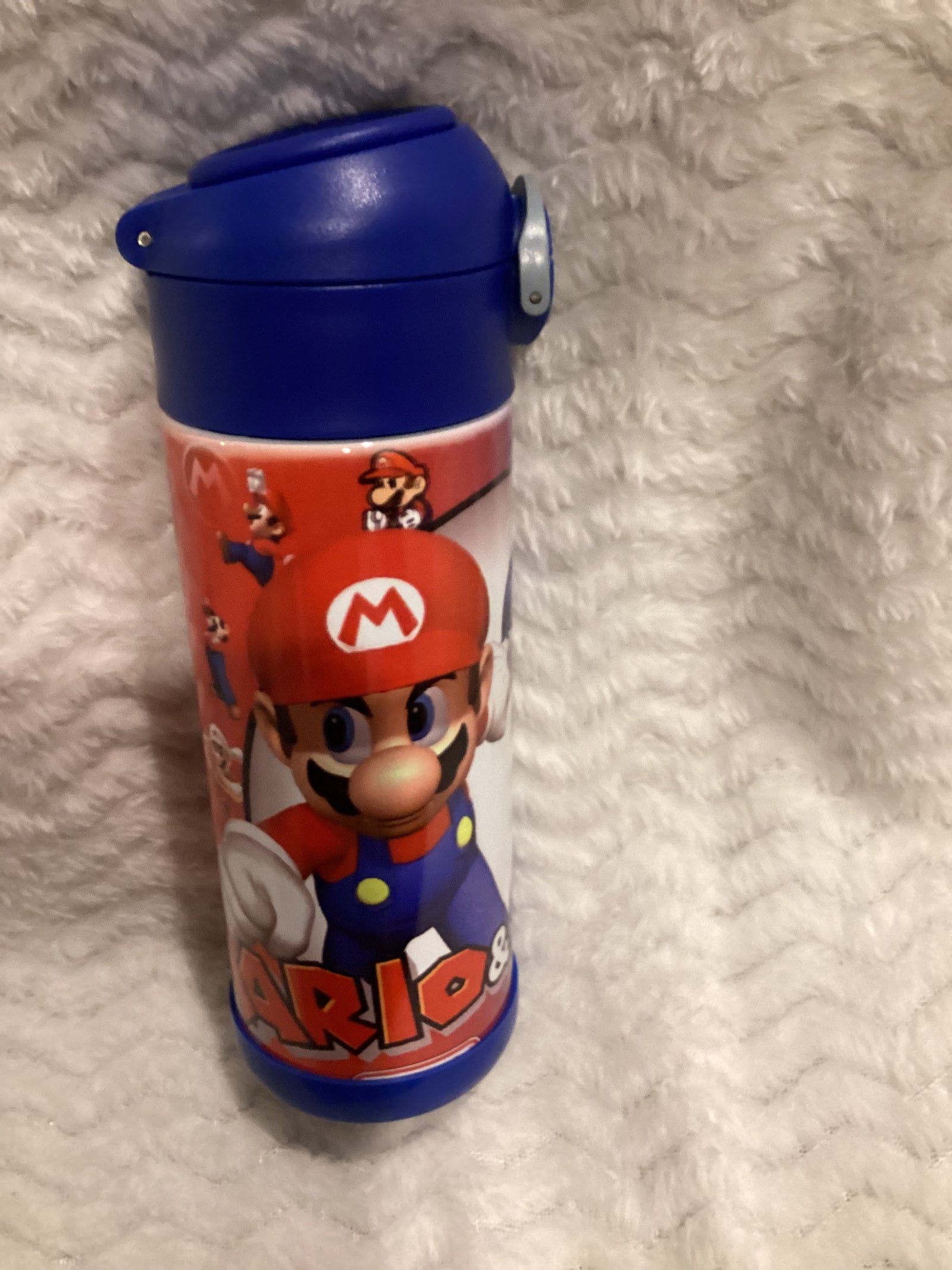 Mario sonic youth water bottle