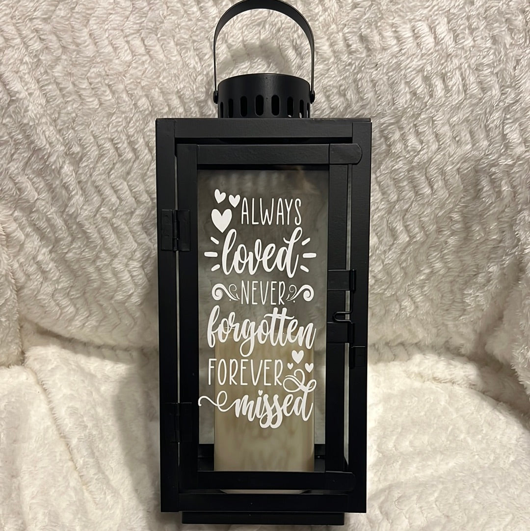 Memory lantern “Always Loved”